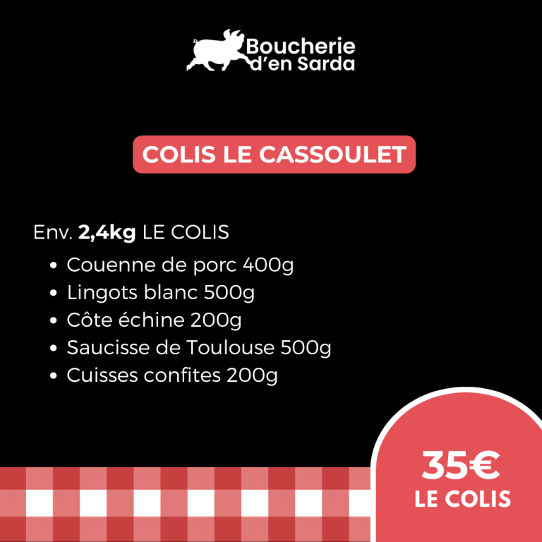 COLIS cassoulet