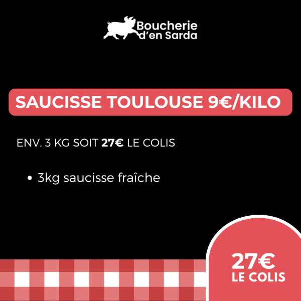 COLIS SAUCISSE TOULOUSE
