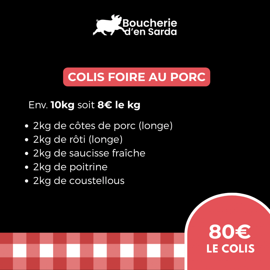 COLIS foire au porc