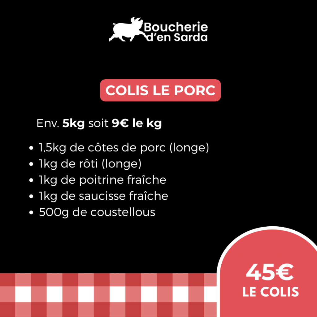 COLIS le porc